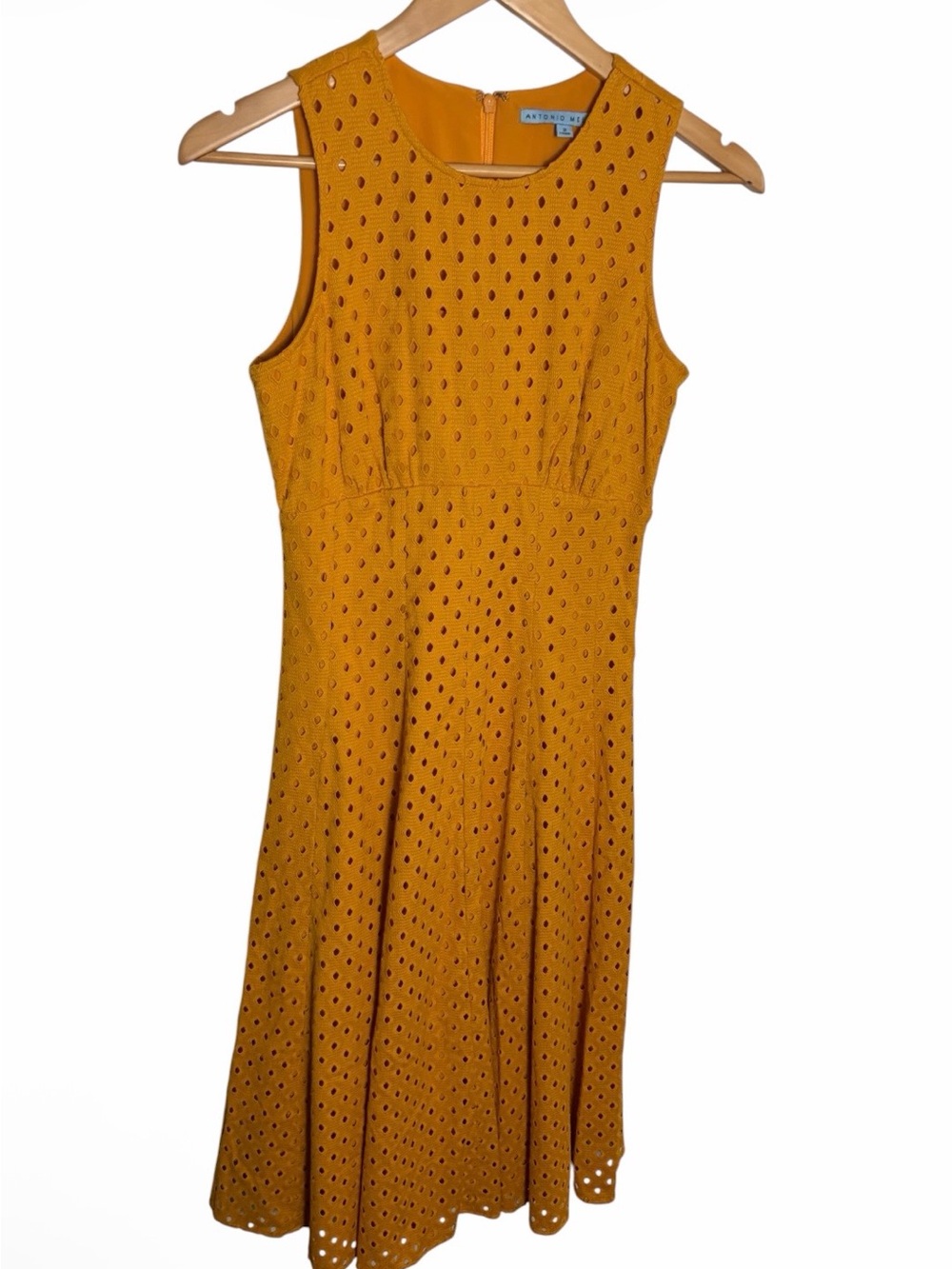 NWT Antonio Melani sunny meadows marigold midi dress size 2